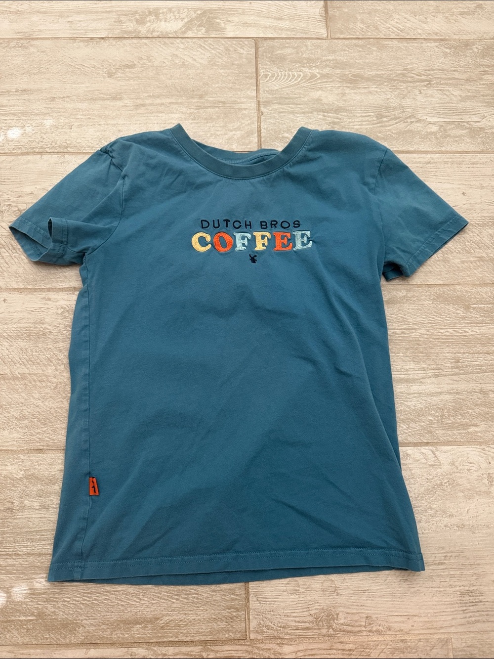 Dutch Bros Teal Short-Sleeve Coffee Logo Tee